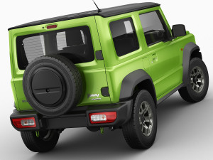 suzuki jimny 2019 Modèle 3D