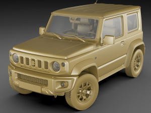 suzuki jimny 2019 Modèle 3D