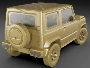 suzuki jimny 2019 3D Model