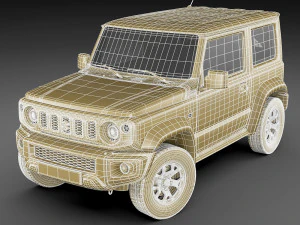 suzuki jimny 2019 3D Model