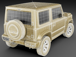 suzuki jimny 2019 Modèle 3D