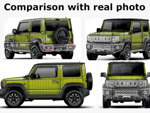 suzuki jimny 2019 Modèle 3D