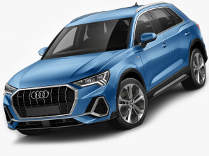 audi q3 2019 3D 模型