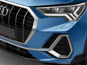 audi q3 2019 3D Model