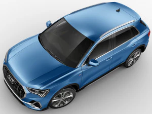 audi q3 2019 3D Model