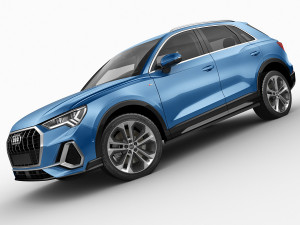 audi q3 2019 Modelo 3D
