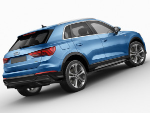 audi q3 2019 Modelo 3D