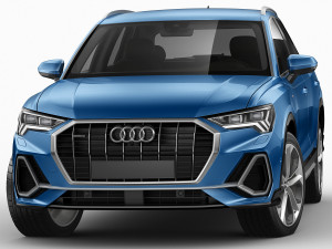 audi q3 2019 Modelo 3D
