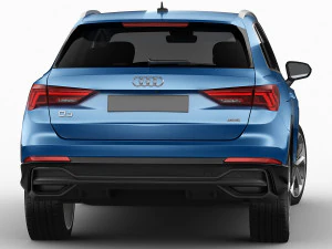 audi q3 2019 3D Model