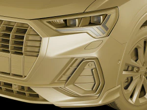 audi q3 2019 3D Model