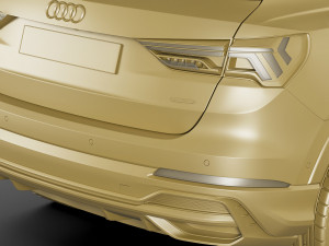 audi q3 2019 Modelo 3D