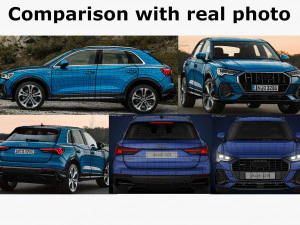 audi q3 2019 3D Model