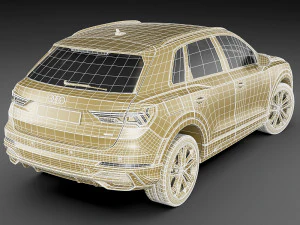 audi q3 2019 3D Model