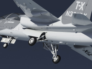 boeing t-x 3Dモデル