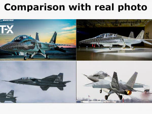 boeing t-x 3D Model