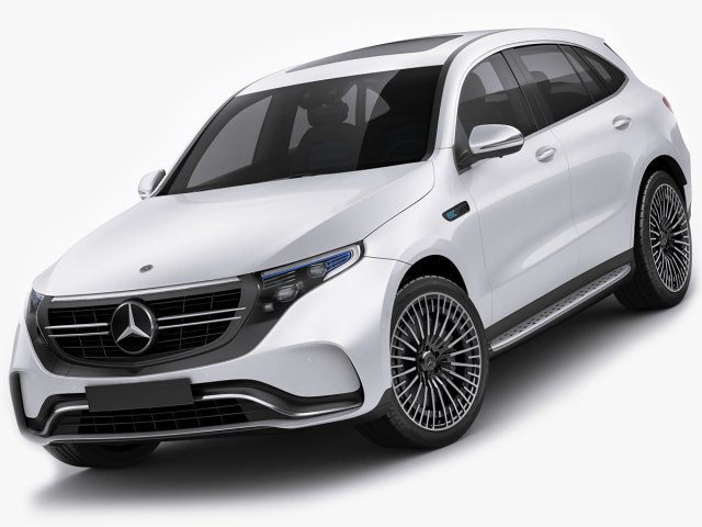 mercedes eqc Modelo 3D .c4d .max .obj .3ds .fbx .stl .blend 