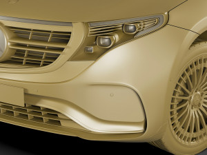 mercedes eqc Modelo 3D