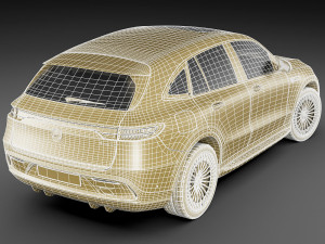 mercedes eqc Modelo 3D