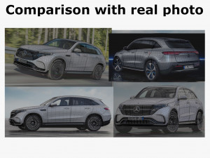 mercedes eqc Modelo 3D