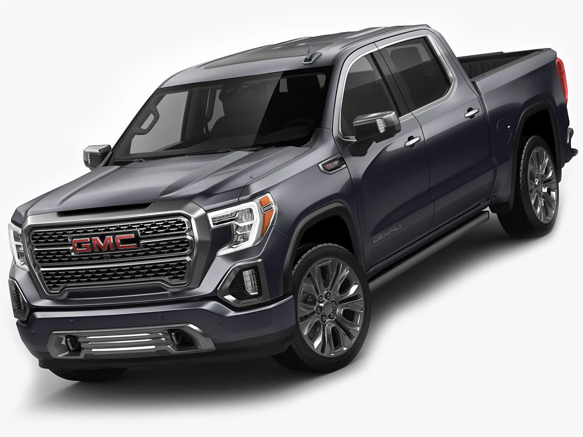 gmc sierra denali 2019 3D Model .c4d .max .obj .3ds .fbx .stl .blend