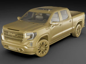 gmc sierra denali 2019 3D Model