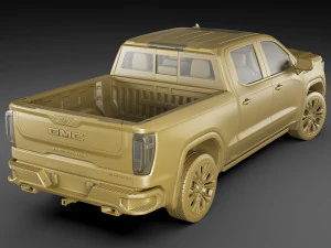 gmc sierra denali 2019 3D Model