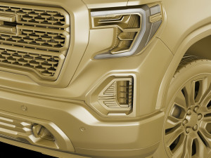 gmc sierra denali 2019 3D 모델