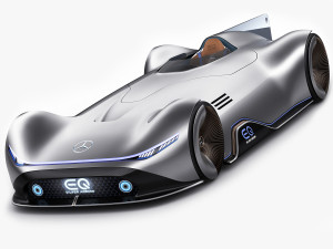 mercedes-benz vision eq silver arrow concept 2018 Modèle 3D