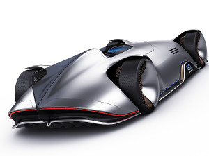 mercedes-benz vision eq silver arrow concept 2018 3D Model