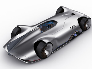 mercedes-benz vision eq silver arrow concept 2018 3D Model