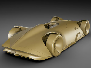 mercedes-benz vision eq silver arrow concept 2018 3D Model