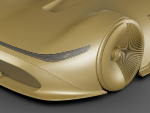 mercedes-benz vision eq silver arrow concept 2018 3D Model