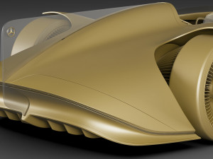 mercedes-benz vision eq silver arrow concept 2018 3D Model