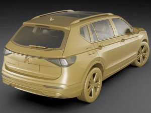 seat tarraco 2019 3D Model