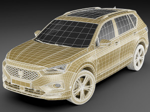 seat tarraco 2019 Model 3D