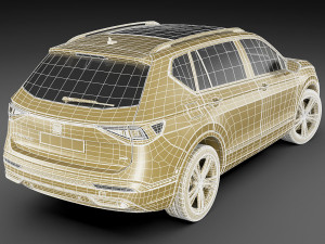seat tarraco 2019 Model 3D