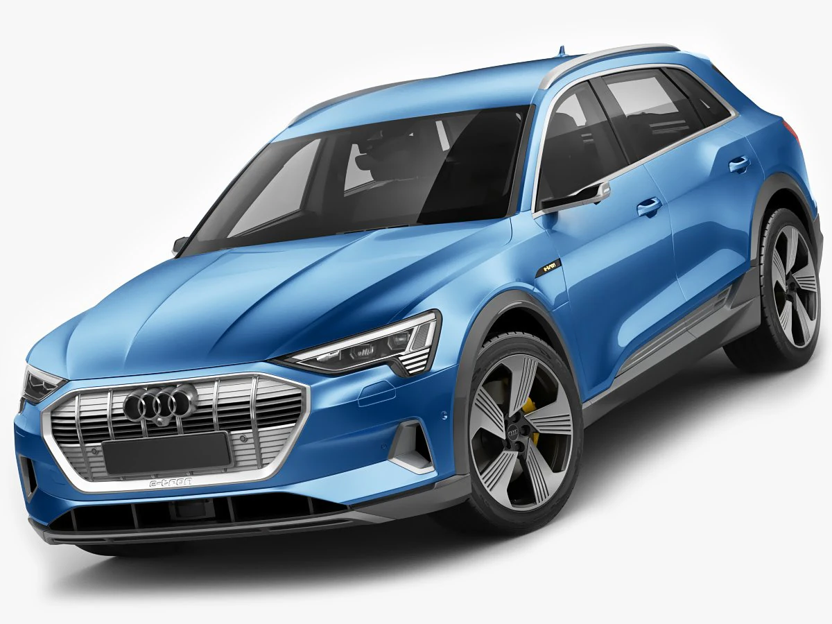 audi e-tron 2020 3D Model .c4d .max .obj .3ds .fbx .stl .blend
