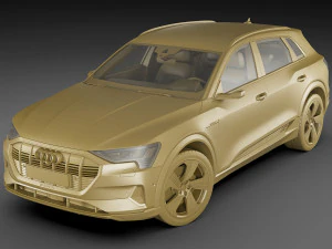 audi e-tron 2020 3D Model