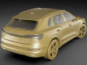 audi e-tron 2020 3D Model