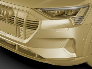 audi e-tron 2020 3D Model