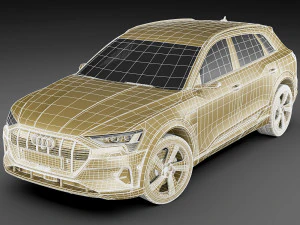 audi e-tron 2020 3D Model
