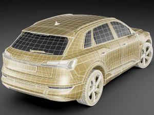 audi e-tron 2020 3D Model