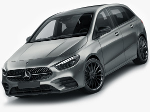 mercedes b-class 2019 amg line Modelo 3D
