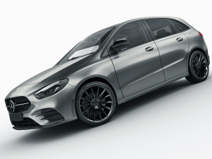 mercedes b-class 2019 amg line Modello 3D