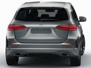 mercedes b-class 2019 amg line Modello 3D