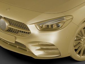 mercedes b-class 2019 amg line Modello 3D