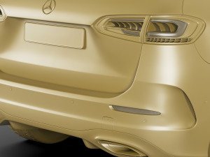 mercedes b-class 2019 amg line Modello 3D