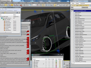 mercedes b-class 2019 amg line Modello 3D