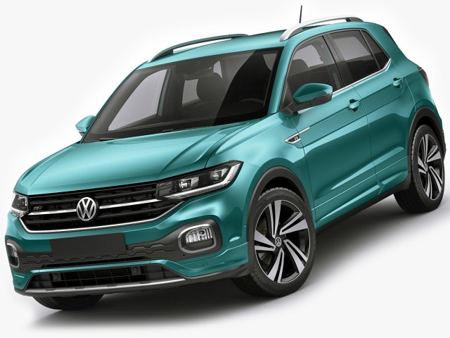 vw t cross 2019 3D Model