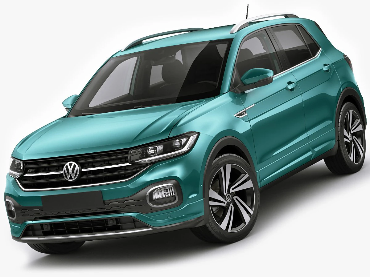 vw t-cross 2019 3D Model .c4d .max .obj .3ds .fbx .stl .blend 